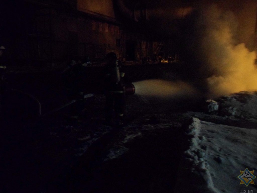 на Белорусском металлургическом заводе в Жлобине произошел пожар