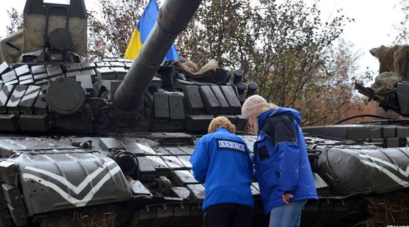 прибытие военной техники ВСУ на Донбасс