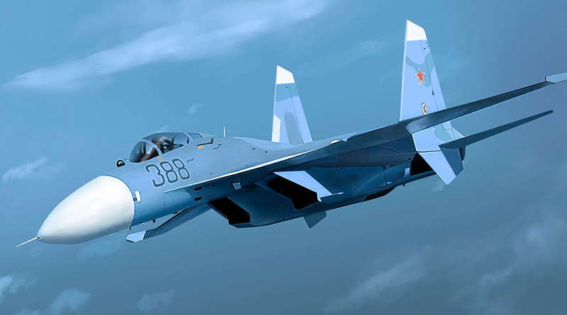 Су-27 прогнал истребитель НАТО