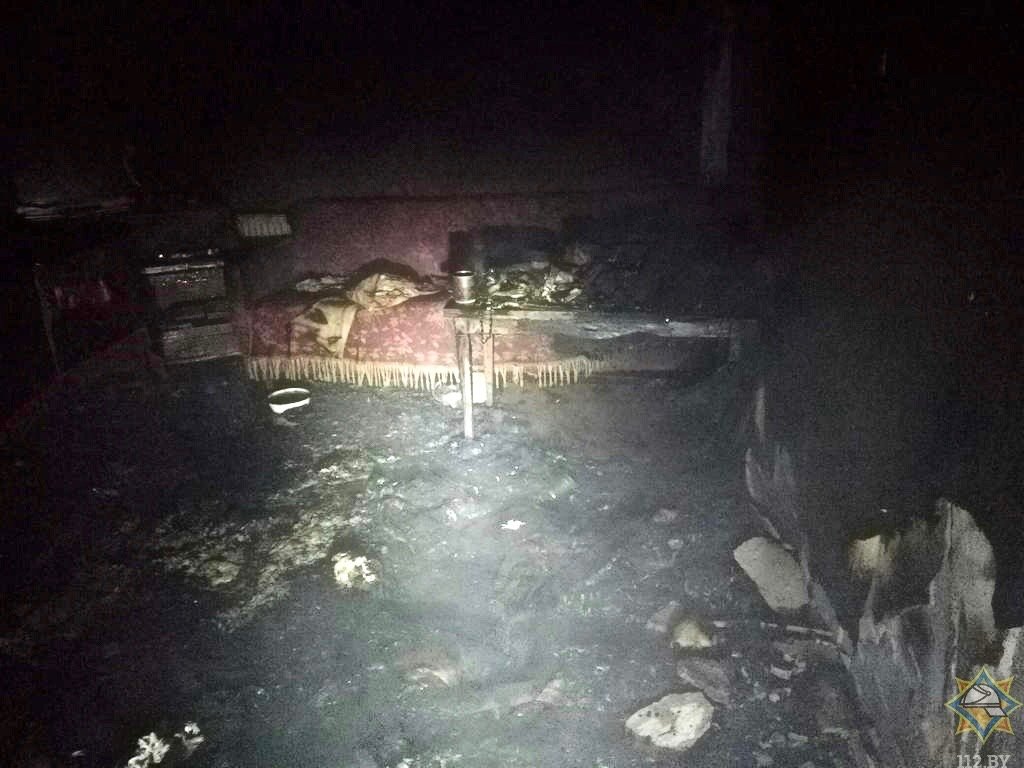 Пожар в Мозырском районе