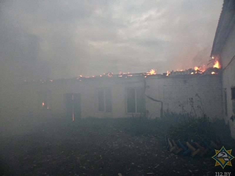 Пожар в Жлобинском районе