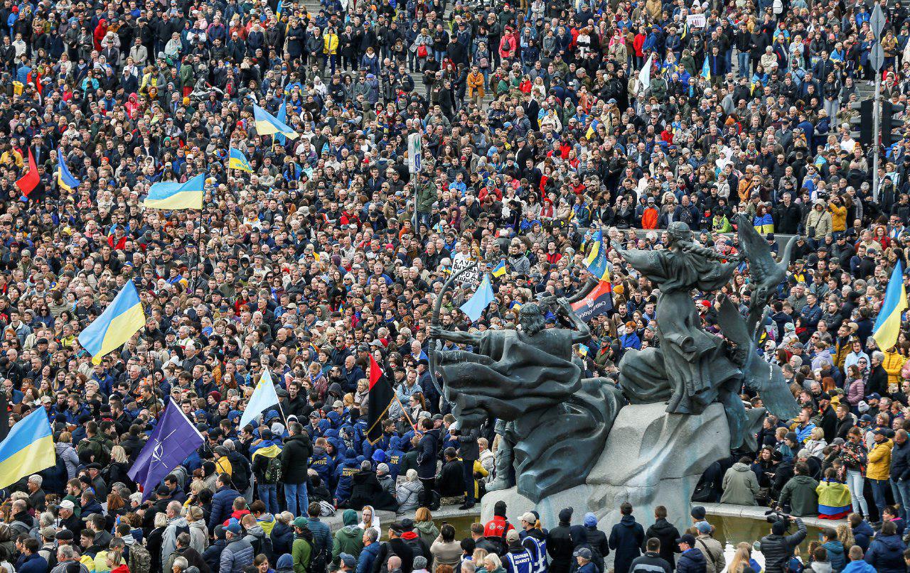 Против действий Зеленского собрался новый майдан в Киеве