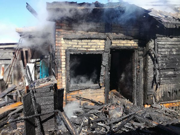 пожар в Рогачевском районе