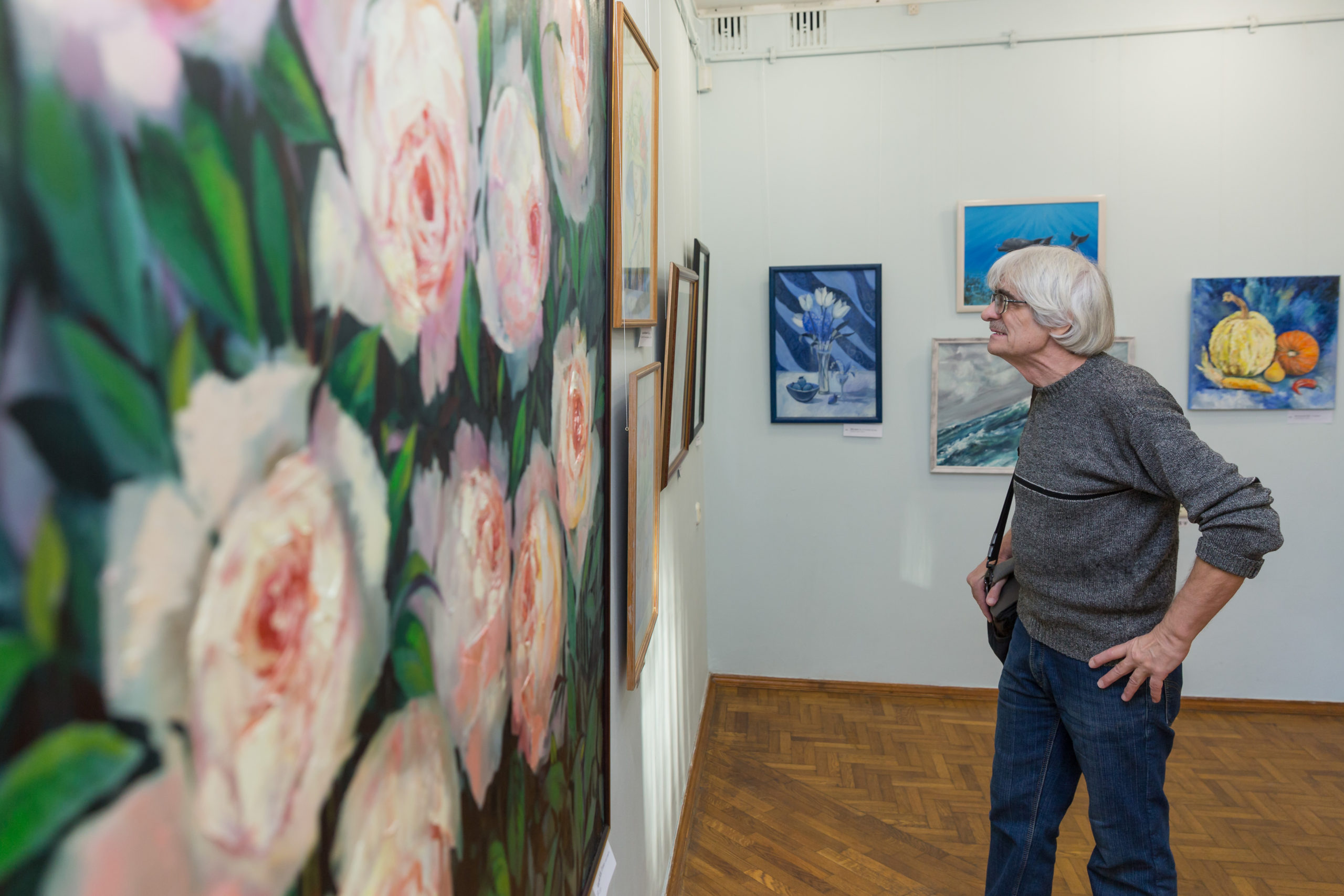 Выставка "Я художник, я так вижу" начала работать в Гомельской галерее Ващенко