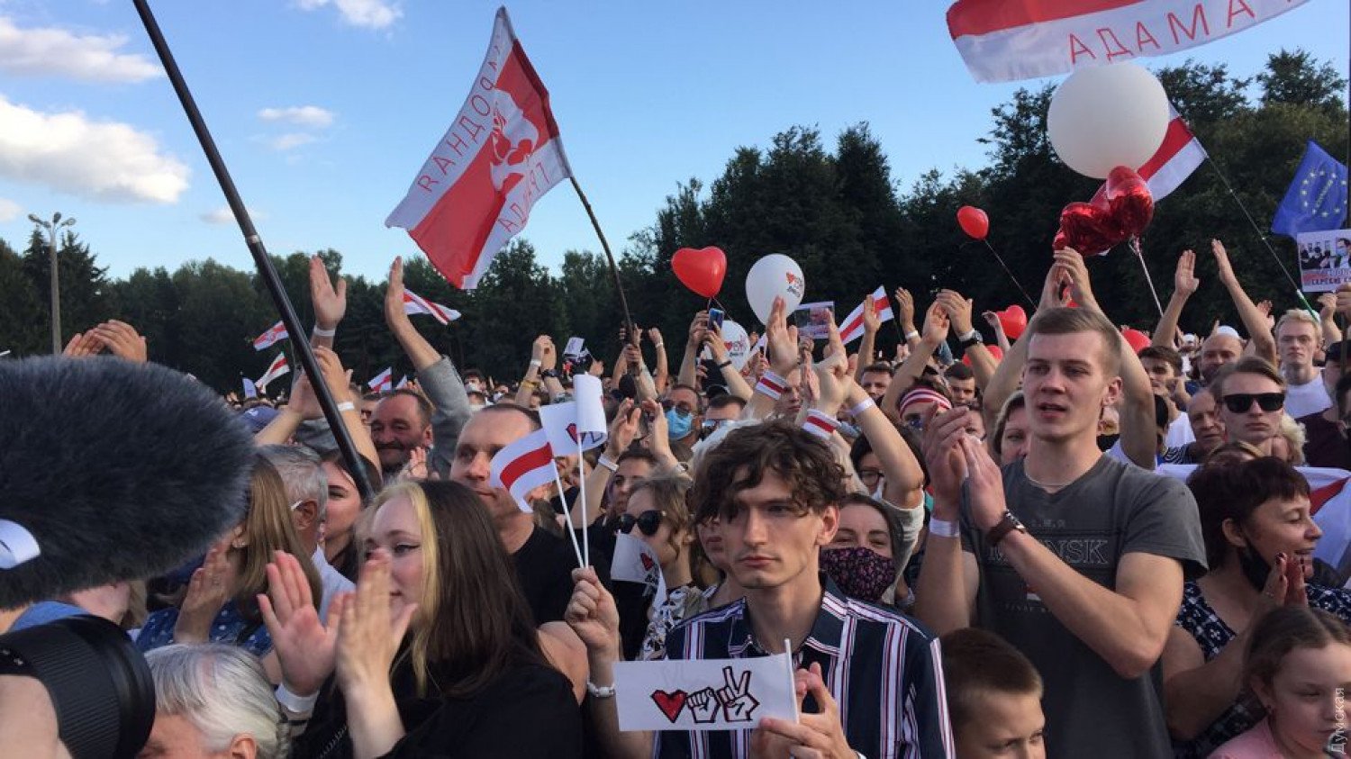 МВД рассказало о количестве участников митинга в поддержку Тихановской