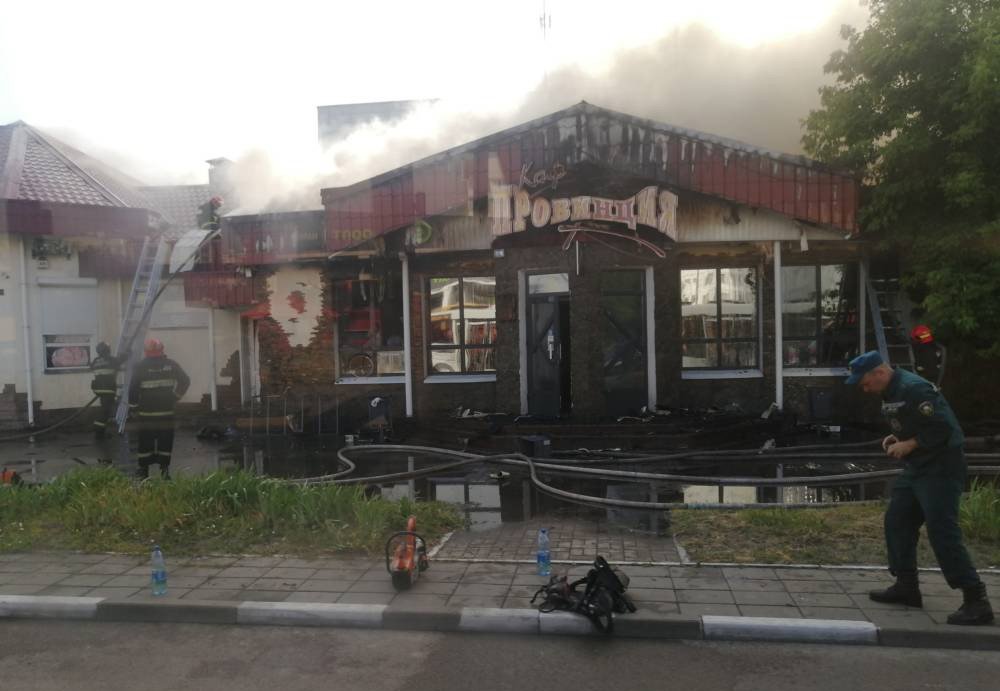 Пожар в гомельском кафе "Провинция" мог начаться из-за поджога