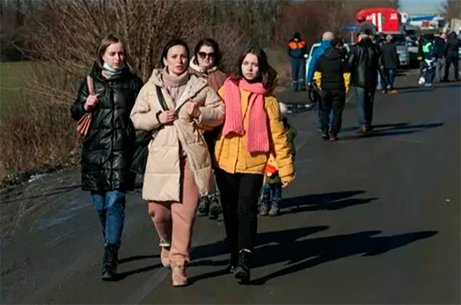 поток беженцев из Украины в Беларусь