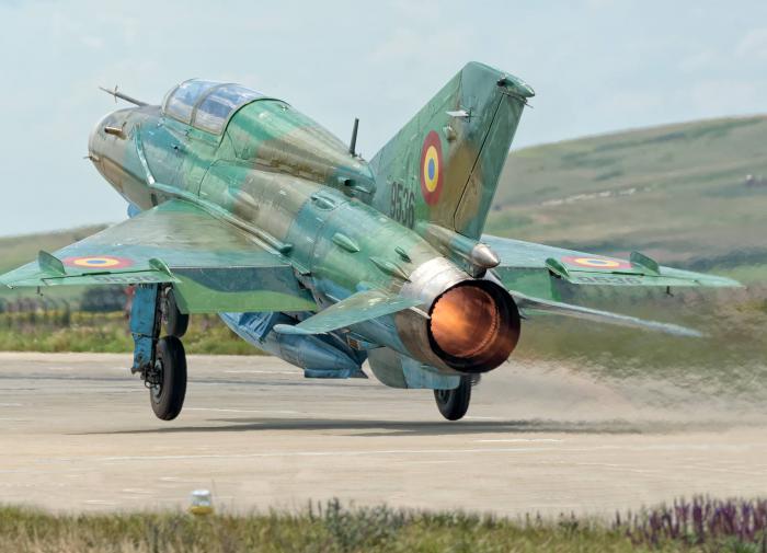 румынский МиГ-21 был сбит украинской зенитной ракетой
