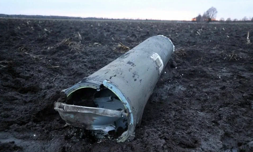 падение украинской ракеты в Беларуси